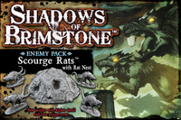Shadows of Brimstone: Scourge Rats Enemy Pack Revised White Box