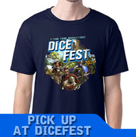Dice Fest 2026 Questing Knights Shirt Pick up at Dice Fest Pre-Order