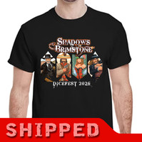 Dice Fest 2026 Shadows of Brimstone Heroes Shirt Shipped Pre-Order
