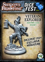 Shadows of Brimstone: Veteran Explorer Dice Fest-Exclusive Miniature (DICE FEST 2024)