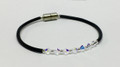 Clear Swarovski Crystal Single Corded Bracelet