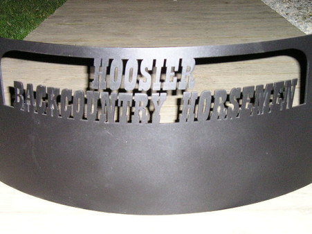 Blank No Image campfire fire pit ring. CNC Plasma Cut from 10GA gauge steel