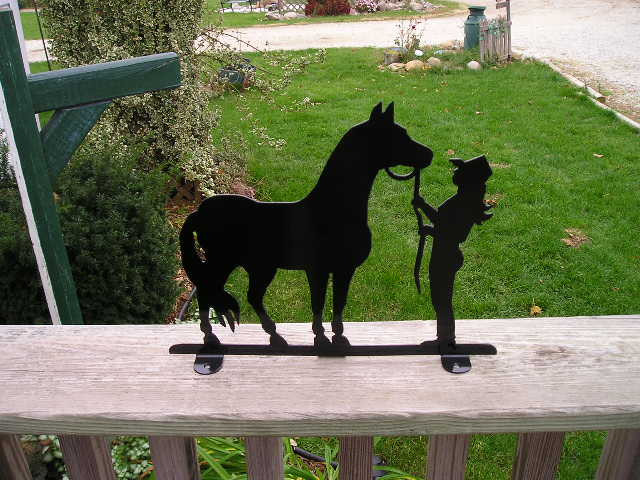 Western Romance Horse Dog Cowboy Cowgirl Mailbox Topper