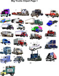 Big Truck Clipart page 1