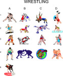 Wrestling Clipart