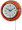 14.5" Double Neon red/white wall clock.  We can customize the face to suit your needs. Have a picture of a classic car, favorite pet, person, or scene, we can insert that as the clock face. Makes a great personal gift.