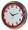 17 "Single Neon red wall clock.  We can customize the face to suit your needs. Have a picture of a classic car, favorite pet, person, or scene, we can insert that as the clock face. Makes a great personal gift.