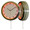 15.5" Single Neon orange wall clock.  We can customize the face to suit your needs. Have a picture of a classic car, favorite pet, person, or scene, we can insert that as the clock face. Makes a great personal gift.