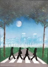 The Beatles (similar to Abbey Road except spray paint style)