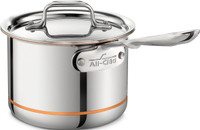 All-Clad Copper Core Irregular 2 qt. Sauce Pan with Lid