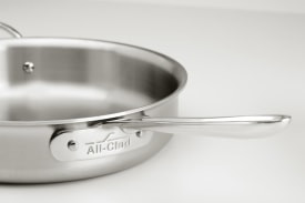 All-Clad D5 Brushed 5-ply Stainless-Steel 3-Qt Sauté Pan No Lid