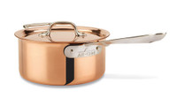All-Clad C2 Copper Clad Irregular 3 qt. Sauce Pan with Lid and Loop - Special