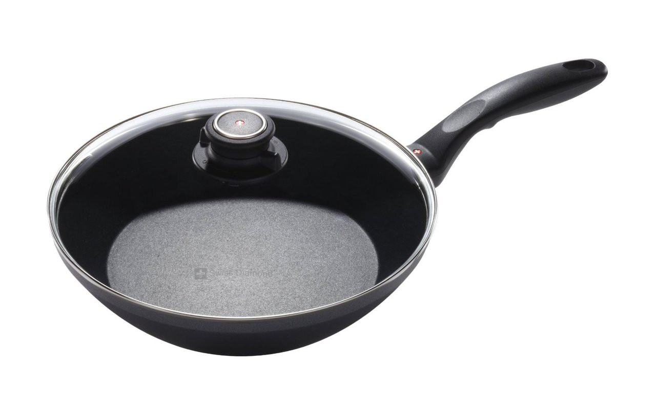 Nonstick Frying Pan with Lid 9.5 Inch, Skillet Non Stick for Induction  Cooktop