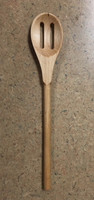 12-inch Slotted Maple Spoon