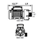 Jacuzzi Sundance Circulation Pump 6500-907 Measurements