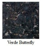 Custom Verde Butterfly Granite Bullnose (Pick Your Size - If Size Option Not Available, Submit Custom Size In Special   Instructions upon Item Checkout)