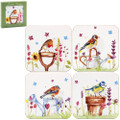 Bird Garden Coaster Set,