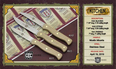 Great Eastern Cutlery - K43SS - Steak Knife - Muslin Micarta Handles - NEW