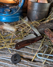 TITUSVILLE CUTLERY - Rooster Comb - Shadow Pattern - Cocobolo Wood Handles -5-1095 High Carbon Steel Blades -NEW !!