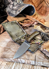 LTWK - Frontier Valley - Chocolate Brown Maple Richlite Handles- Flat Grind - A2 Tool Steel -NEW