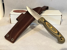 LT Wright Handcrafted Knives - GNS - Saber Grind - Camo G10 Handles - Matte Finish-AEBL SS Blade- NEW