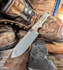 White River Knives - FC 5- OD Green/Orange Liners G10 Handles - CPM S35VN Steel Blade - NEW