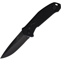 BEAR OPS - Auto Bold Button Lock Knife - Black Oxide Coated D2 Tool Steel Blade - NEW