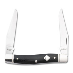 RoseCraft - SEQUATCHIE RIVER MUSKRAT - Nice Black Micarta Handles -NEW