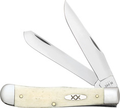 Case Cutlery  - Trapper - Smooth Natural Bone Handles - New