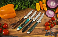 Tuna Valley Cutlery - Mountain Cougar - Ebony Wood Handles -Bare End- 154CM Steel Clip Blade - NEW RELEASE!!