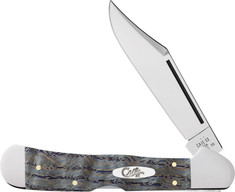 Case -  Copperlock - Blue Curley Oak Handles - New