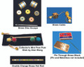 Set of 5 Mini Brass Magic Tricks