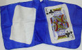 Thumb Tip Card Silk Set - King of Clubs - With Blue Background