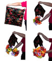 Four Flower Bouquets with Production Foulard