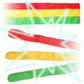 Tricolor Stripe Silk Magic Trick by Alberto Sitta Magic