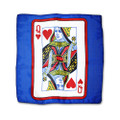 12 Inch Card Silk by Alberto Sitta Magic - Queen of Hearts