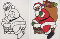 Ickle Pickle Instant Art Insert - Santa in the Chimney