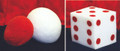 Ball To Dice (White & Red) by Mr. Magic