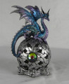 GSC71512 - 8" Blue Dragon on LED Celtic Knot Globe