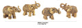 GSC88025 - 3" Thai Elephant 4-piece set