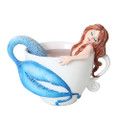 PT10538 - 3.5" Ceramic Amy Brown Teacup Faeries - Relaxed Mermaid