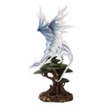 PT10985 - 22.125" White Dragon on Tree
