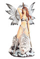 GSC91859 - 14.125" Fairy in Armor with White Tiger