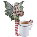 PT11366 - 5.75" Teacup Fairy Christmas