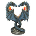 PT11648 - 9" Double Dragon Candle Holder