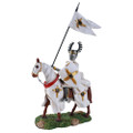 PT11402 - 11.75" Mounted Crusader Knight with Pennant