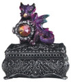 GSC71701 - 4" Purple Dragon Trinket Box