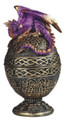 GSC71739 - 6.5" Purple Dragon Egg Trinket Box