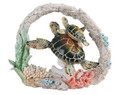 GSC90149 - 9.5" wide Green Sea Turtle with Baby