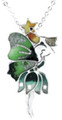 Y2569 - Green Fairy Pendant